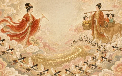 The Cowherd and the Weaver Girl: A Chinese Myth of the River of Stars