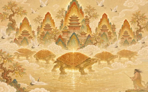 The Five Floating Mountains: A Chinese Myth