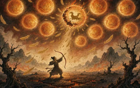 Houyi Shoots the Suns: A Chinese Myth of the Archer Who Saved the World