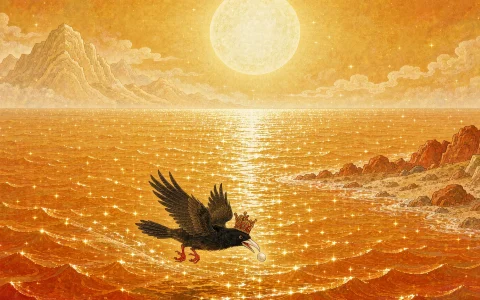 Jingwei Fills the Sea: A Chinese Myth of the Girl Who Became a Bird