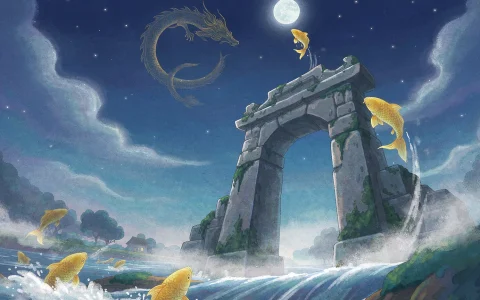The Little Carp and the Dragon Gate: A Chinese Bedtime Story