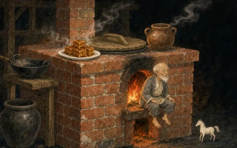 The Little God in the Kitchen: A Chinese Bedtime Story