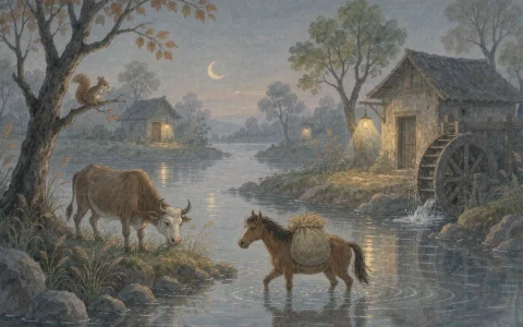 The Little Horse Crosses the River: A Chinese Bedtime Story