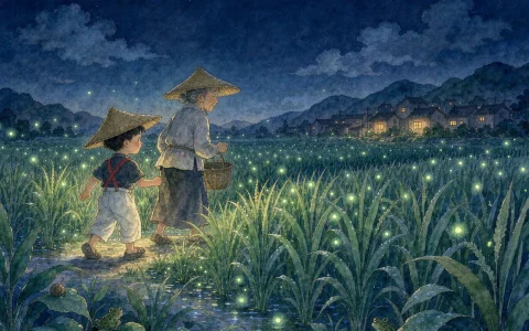 The Little Lanterns in the Grass: A Chinese Bedtime Story