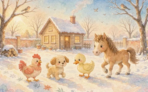 The Little Painters in the Snow: A Chinese Bedtime Story