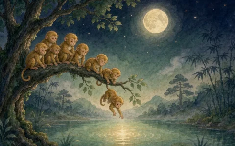 The Monkeys and the Moon: A Chinese Bedtime Story