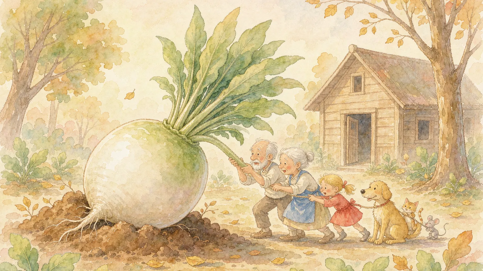 Pulling the Big Radish: A Chinese Bedtime Story