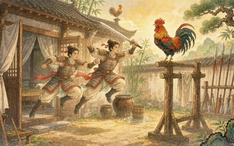 Rising at the Crow of the Rooster: A Chinese Idiom Story