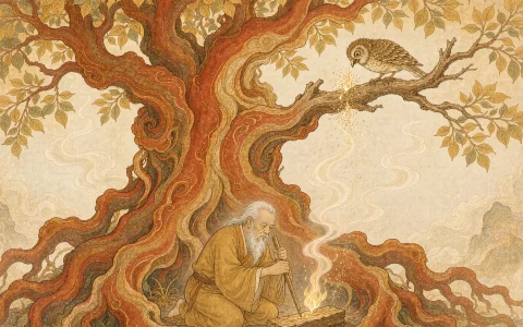 Suiren Learns Fire: A Chinese Myth