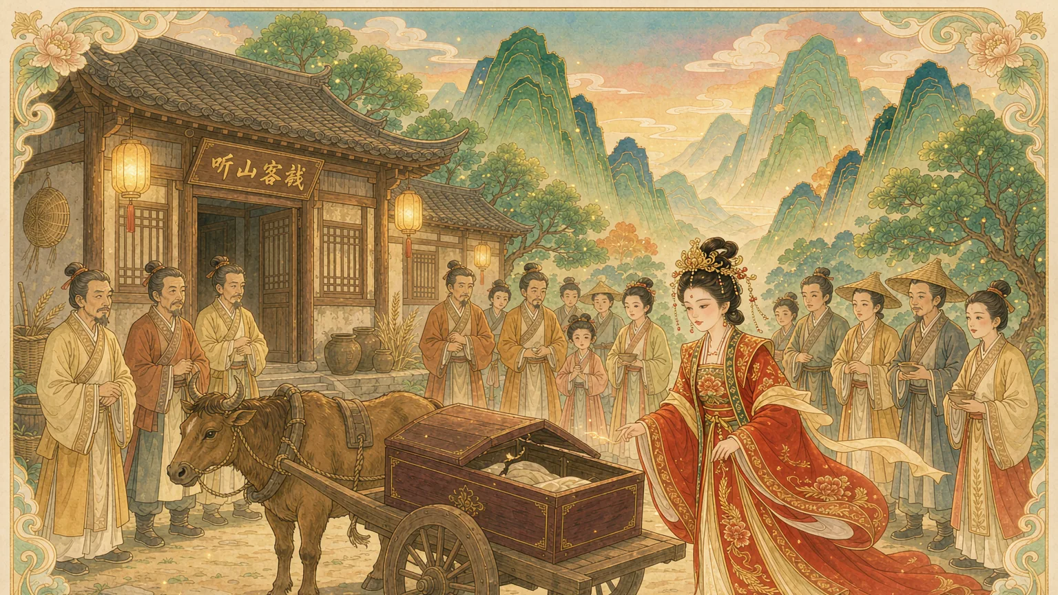 Chinese ghost story illustration