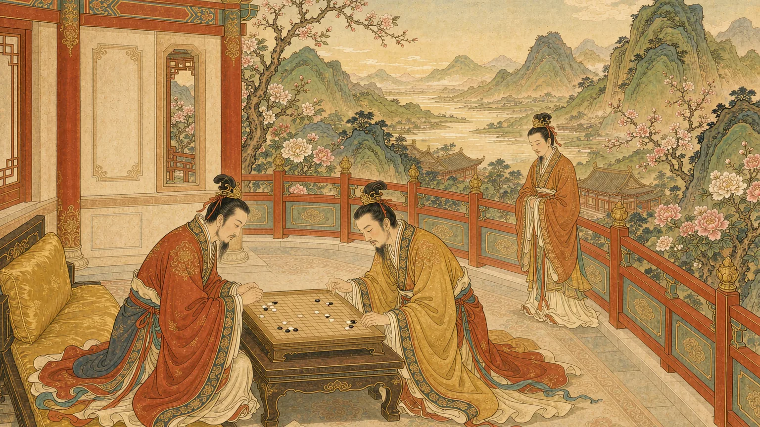 Illustration for the Chinese idiom - Chinese idiom story illustration