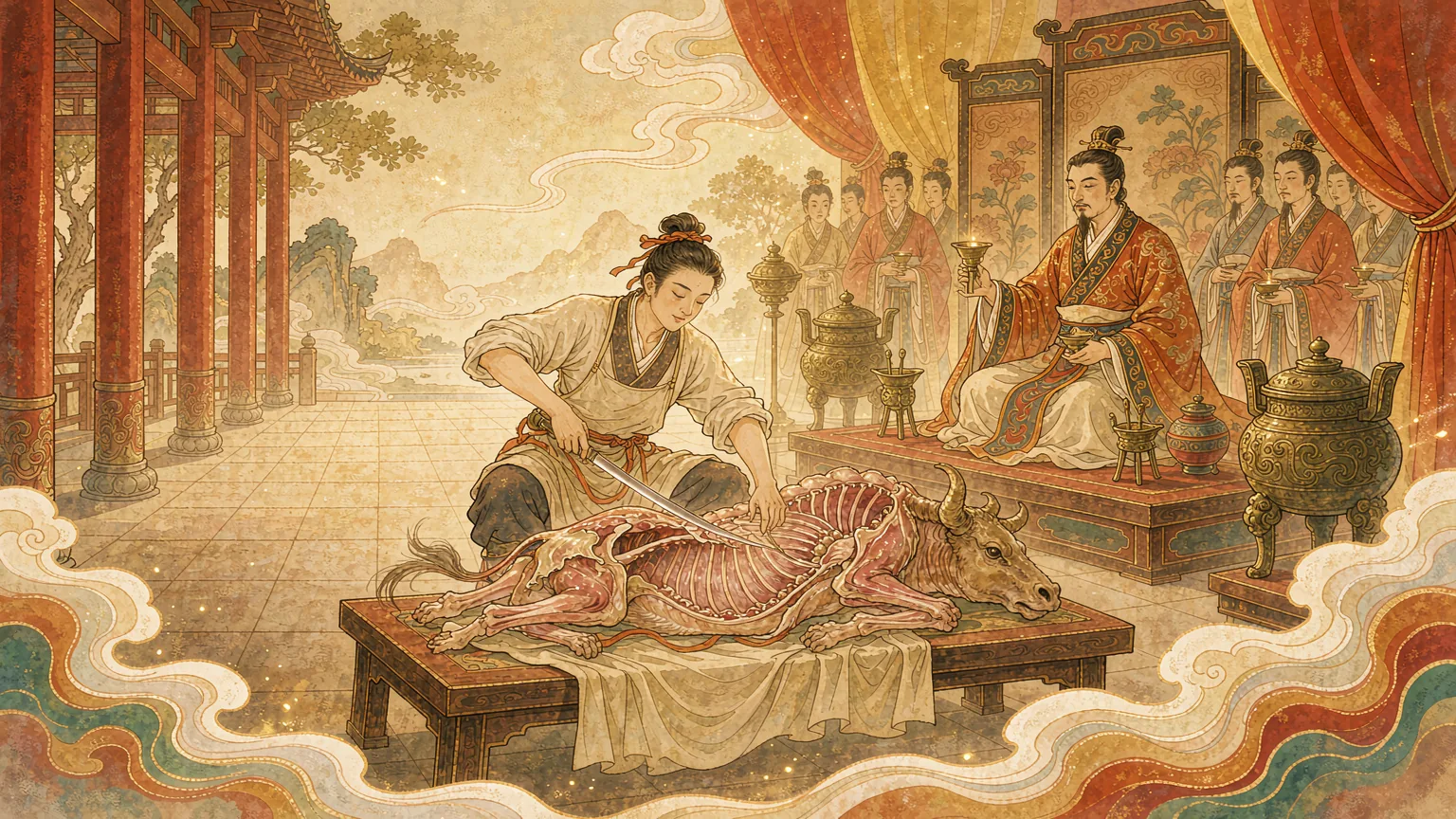 Chinese idiom story illustration