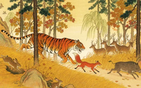 The Fox Who Borrowed the Tiger’s Power: A Chinese Idiom Story