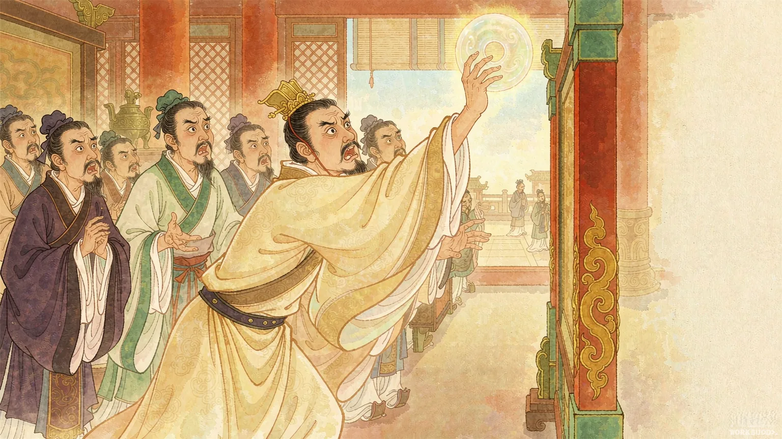 Chinese idiom story illustration