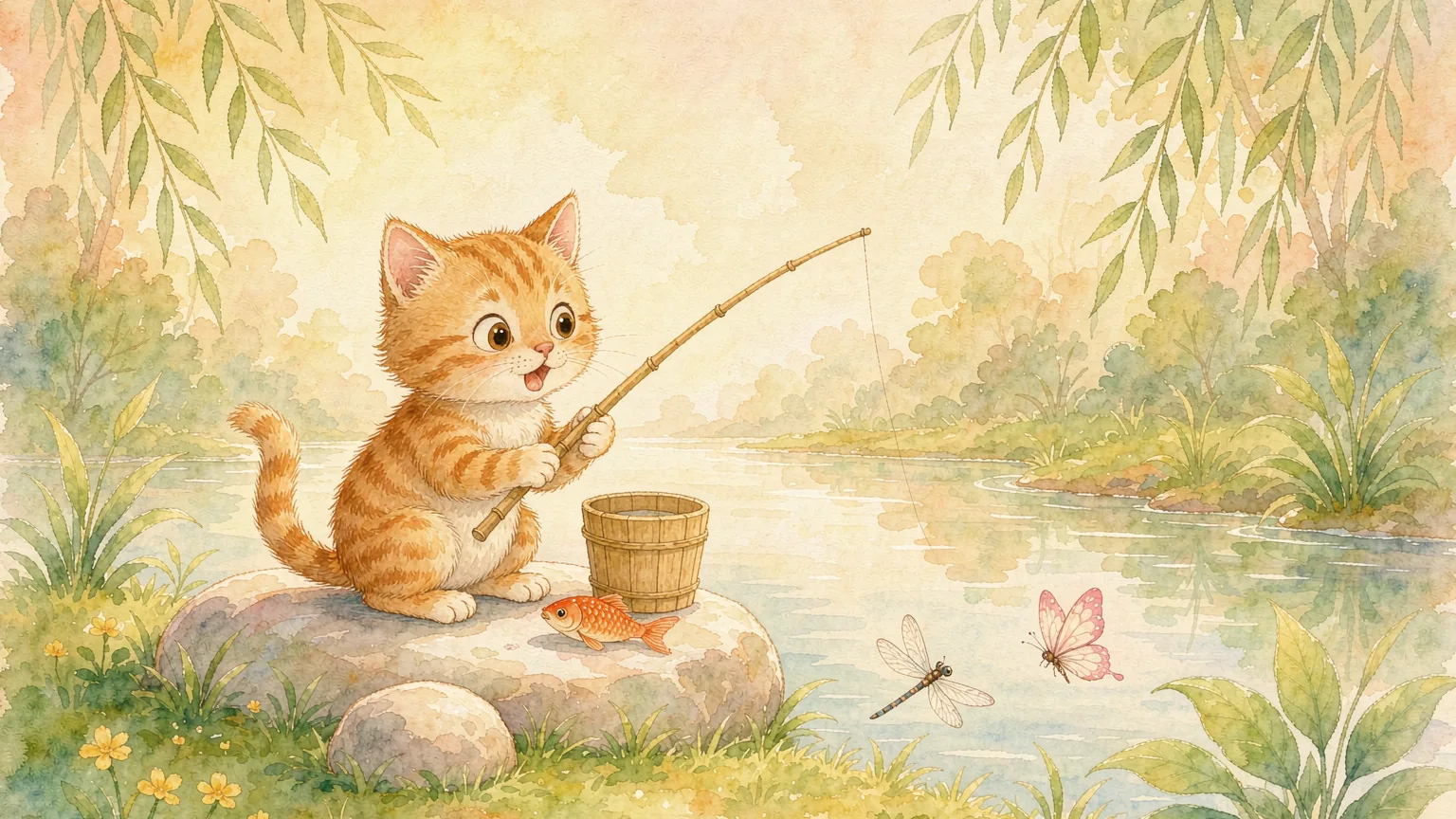 The Kitten Who Went Fishing: A Chinese Bedtime Story