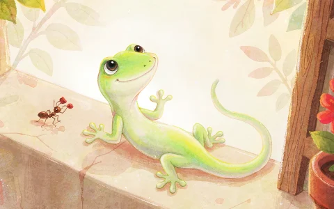 The Little Gecko Asks for a Tail: A Chinese Bedtime Story