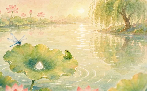 The Lotus Leaf Cradle: A Chinese Bedtime Story