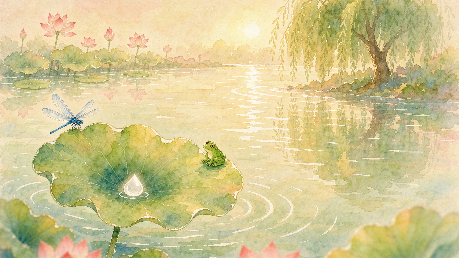 The Lotus Leaf Cradle: A Chinese Bedtime Story