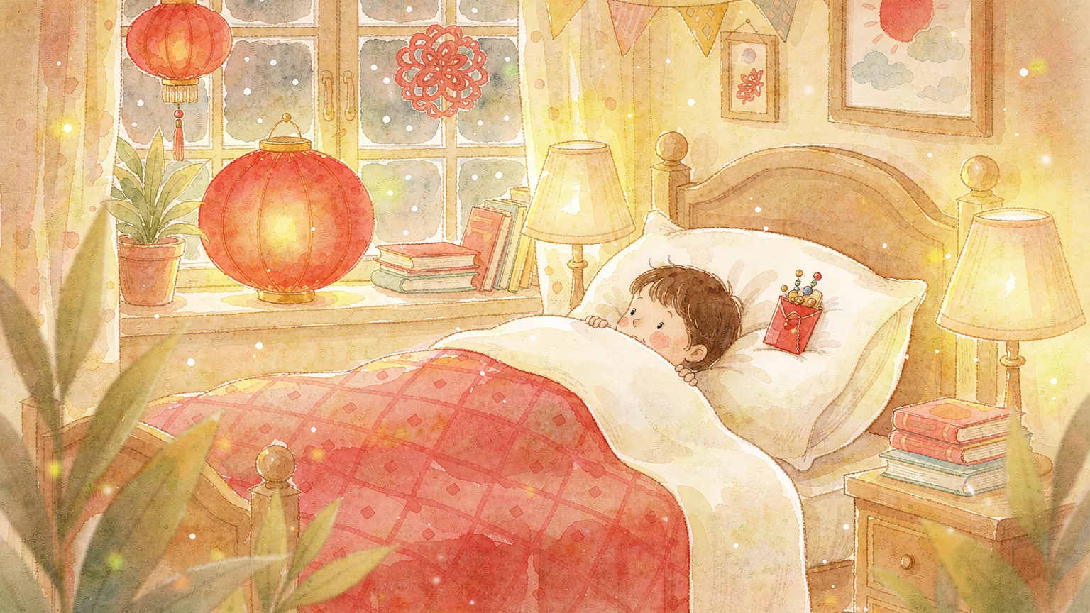 The Red Packet Under the Pillow: A Chinese Bedtime Story