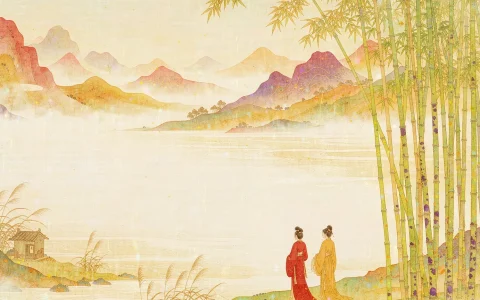 The Two Wives Who Wept Spotted Bamboo: A Chinese Myth