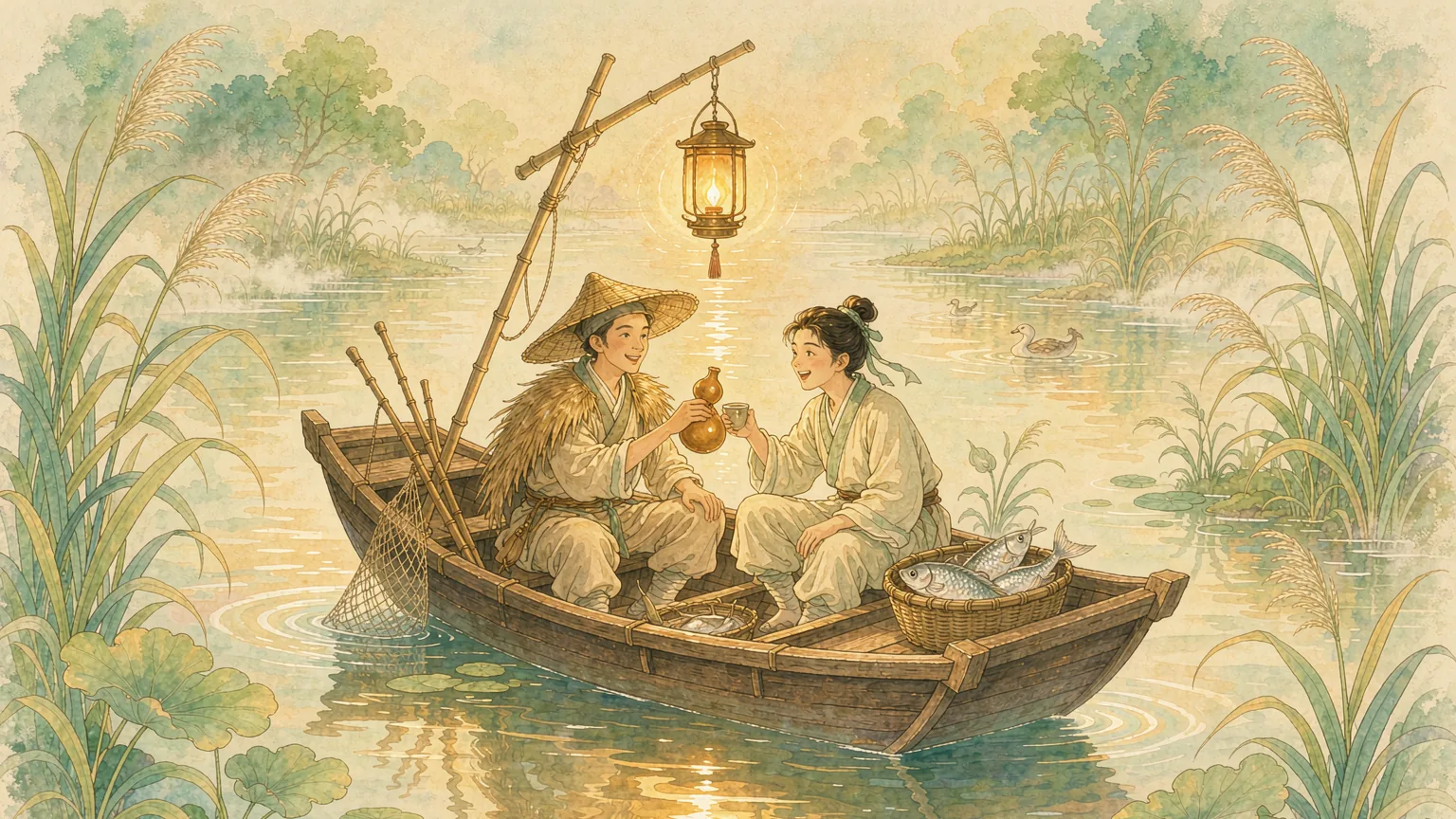 Chinese ghost story illustration