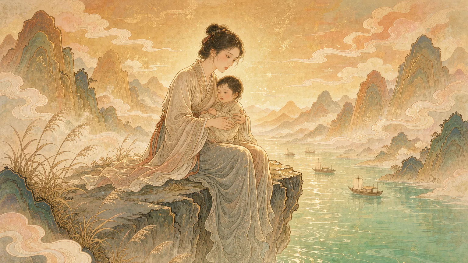 Chinese ghost story illustration