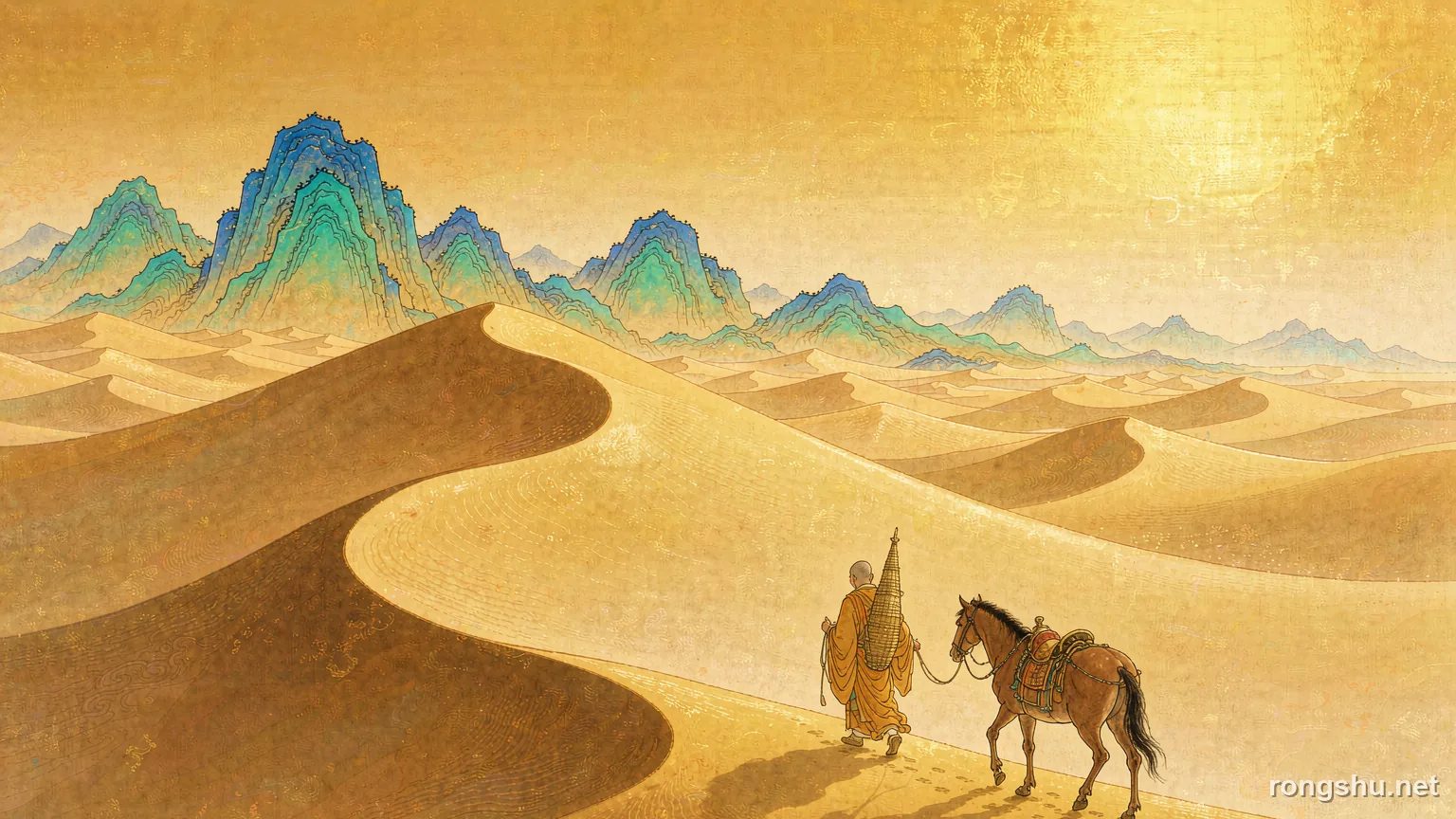Xuanzang - Chinese historical figure illustration